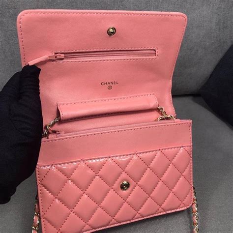 pink chanel wallet replica|authentic Chanel wallet on chain.